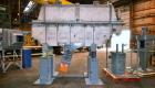 Used Carrier Vibrating Equipment Dryer/Cooler, Model FCAD-12100S, 304 Stainless Steel. 11’’ wide x 135’’ long trough, approximately 120’’ long section with a perforated “W” shaped deck. Top end feed,...