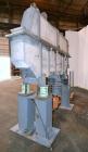 Used Carrier Vibrating Equipment Dryer/Cooler, Model FCAD-12100S, 304 Stainless Steel. 11’’ wide x 135’’ long trough, approximately 120’’ long section with a perforated “W” shaped deck. Top end feed,...