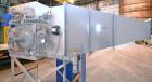 Used Carrier Vibrating Equipment Dryer/Cooler, Model FCAD-12100S, 304 Stainless Steel. 11’’ wide x 135’’ long trough, approximately 120’’ long section with a perforated “W” shaped deck. Top end feed,...