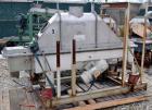 Used Carrier Vibratory Continuous Fluid Bed Dryer, Model FTAD1240S14GA, 304 stainless steel.  Approximately 10