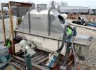 Used Carrier Vibratory Continuous Fluid Bed Dryer, Model FTAD1240S14GA, 304 stainless steel.  Approximately 10