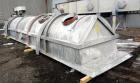 Used Carrier Vibrating Equipment Fluid-Flow Vibrating Fluid Bed Dryer / Cooler, Model QAD/C-7260. 304 Stainless Steel. Overall size 84