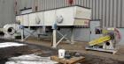 Used Carrier Vibrating Equipment Fluid-Flow Vibrating Fluid Bed Dryer / Cooler, Model QAD/C-7260. 304 Stainless Steel. Overall size 84