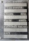 Used Carrier Vibrating Equipment Fluid-Flow Vibrating Fluid Bed Dryer / Cooler, Model QAD/C-7260. 304 Stainless Steel. Overall size 84