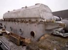 Used Carrier Vibrating Equipment Vibratory Continuous Fluid Bed Dryer/Cooler, model QAD/C3-2460S, 304 stainless steel. Approximate 23