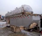 Used Carrier Vibrating Equipment Vibratory Continuous Fluid Bed Dryer/Cooler, model QAD/C3-2460S, 304 stainless steel. Approximate 23