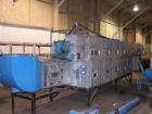 Used Jet-Pro Industrial Continuous Flow Multi-Purpose Fluid Bed Dryer, Model 936M, 304 Stainless Steel ( product contact areas). Capacity 5,000 pounds of water removed per hour. Consists of (1) secti...