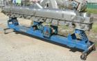Used Kinergy continuous fluid bed dryer, model KDFBC-12-SD. 304 stainless steel. 12