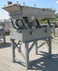 Used: Witte vibrating continuous fluid bed dryer, 304 stainless steel. Approximately 30