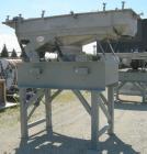 Used: Witte vibrating continuous fluid bed dryer, 304 stainless steel. Approximately 30