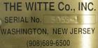 Used: Witte vibrating continuous fluid bed dryer, 304 stainless steel. Approximately 30