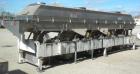 Used Witte Vibratory Continuous Fluid Bed Dryer, 304 Stainless Steel. Approximate 288