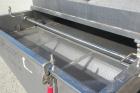Used Witte Vibratory Continuous Fluid Bed Dryer, 304 Stainless Steel. Approximate 288