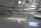 Used Witte Vibratory Continuous Fluid Bed Dryer, 304 Stainless Steel. Approximate 288