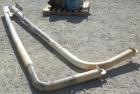 Used Witte Vibratory Continuous Fluid Bed Dryer, 304 Stainless Steel. Approximate 288