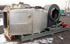 Used Witte Vibrating Fluid Bed Dryer System, 304 Stainless Steel.  (5) Zone, gas heated, rated 8,000,000 btu/hr. Approximately 48” wide x 30’ long wide wedge wire screen.  Driven by a 7.5 hp, 3/60/23...