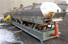 Used Witte Vibrating Fluid Bed Dryer System, 304 Stainless Steel