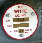 Used Witte Vibrating Fluid Bed Dryer System, 304 Stainless Steel