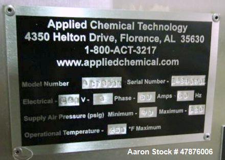 Used Applied Chemical Technology Fluid Bed System, Model 300N