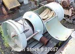 Used- Aeromatic Lab Size Fluid Bed Batch Dryer, Model E-120-2. 16" diameter x 12" deep. Aluminum product bin. Plastic cylind...