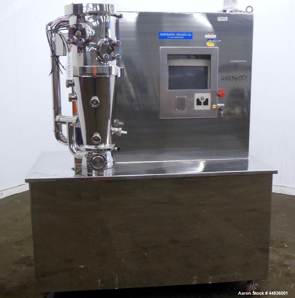 Used- Stainless Steel Gea Niro Aeromatic Fielder Batch Fluid Bed Multi-Processor