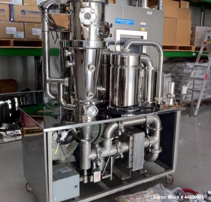 Used Stainless Steel Gea Niro Aeromatic Fielder Batch Fluid Bed Multi-Processor
