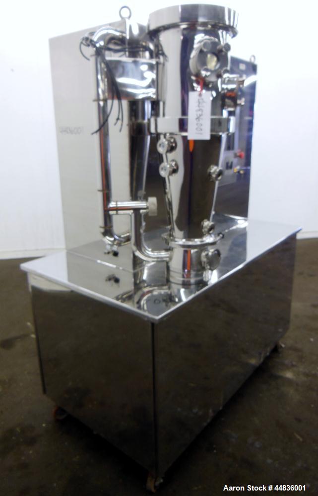 Used Stainless Steel Gea Niro Aeromatic Fielder Batch Fluid Bed Multi-Processor