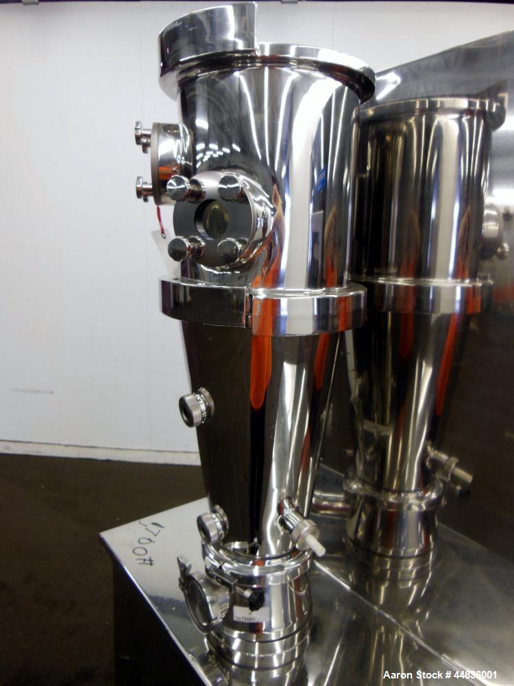 Used Stainless Steel Gea Niro Aeromatic Fielder Batch Fluid Bed Multi-Processor