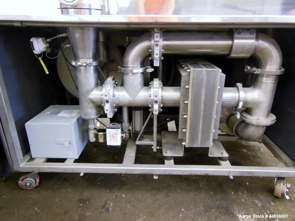 Used- Stainless Steel Gea Niro Aeromatic Fielder Batch Fluid Bed Multi-Processor