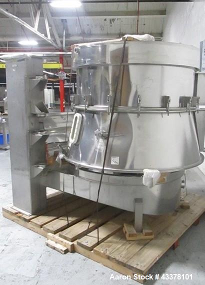Used Aeromatic Fluid Bed Dryer, Model S-8/2. Stainless steel product contact surfaces, rated 2 bar internal shock rating, with bowl and control panel, serial# 879043.