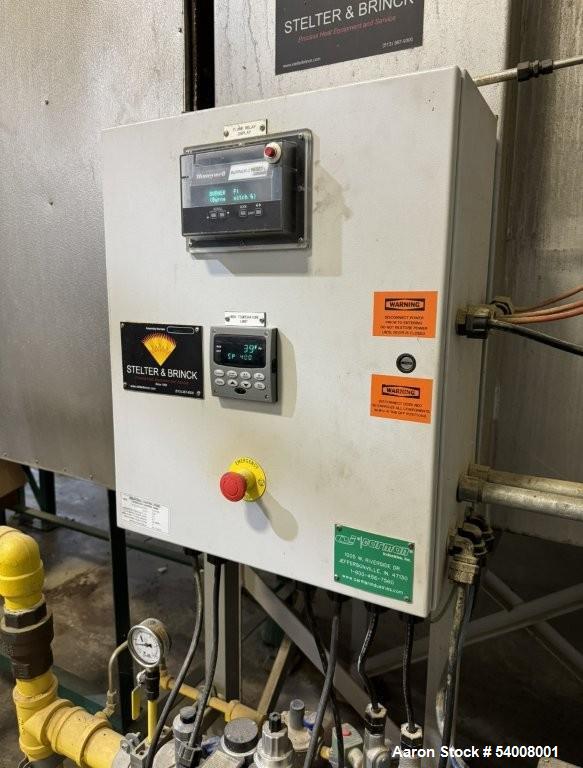 Used Carmen Model FBP-562 Vibratory Fluid Bed Dryer System – 45" x 17'6", Dual Zone, SS, w/ Crusher, Screener, Sifter & Heater