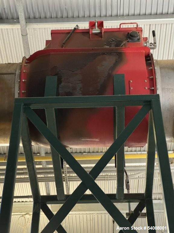 Used Carmen Model FBP-562 Vibratory Fluid Bed Dryer System – 45" x 17'6", Dual Zone, SS, w/ Crusher, Screener, Sifter & Heater