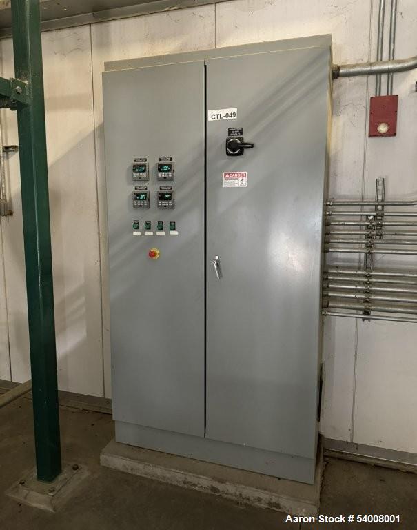 Used Carmen Model FBP-562 Vibratory Fluid Bed Dryer System – 45" x 17'6", Dual Zone, SS, w/ Crusher, Screener, Sifter & Heater