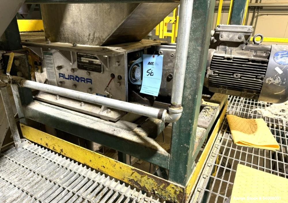 Used Carmen Model FBP-562 Vibratory Fluid Bed Dryer System – 45" x 17'6", Dual Zone, SS, w/ Crusher, Screener, Sifter & Heater
