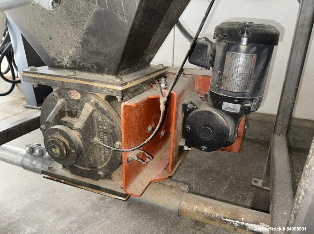 Used Carmen Model FBP-562 Vibratory Fluid Bed Dryer System – 45" x 17'6", Dual Zone, SS, w/ Crusher, Screener, Sifter & Heater