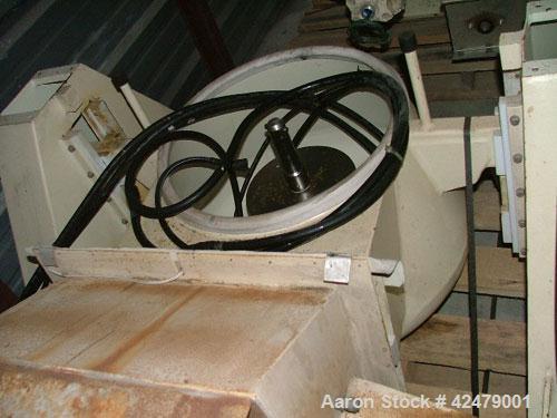 Used Fitzaire Fluid Bed Dryer, Model FA-5, Batch Dryer. Total container volume 4.966 cubic feet, carrier and container stainless steel, designed for hazardous locations Class 1 and II Division 2. Com...