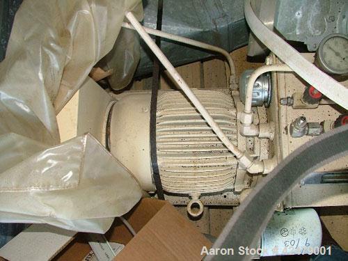 Used Fitzaire Fluid Bed Dryer, Model FA-5, Batch Dryer. Total container volume 4.966 cubic feet, carrier and container stainless steel, designed for hazardous locations Class 1 and II Division 2. Com...