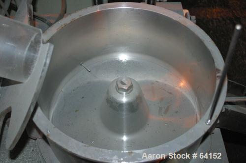 Used Stainless Steel Freund Centrifugal Fluidizing Coating Granulator, Model CF