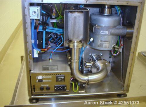 Used GEA Aeromatic Fielder Lab Fluid Bed Dryer/ Granulator, Model MP-Micro. Approximate batch capacity 20g-200g (.02-.2 kg), Air flow 0-20 cubic meter an hour, container volume 1300 ml. Bench top des...