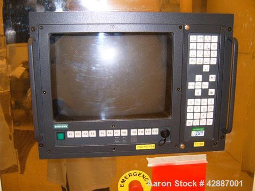Used GEA Aeromatic-Fielder T/SG4 Fluid Bed Spray Dry Granulator, built in 1993. Batch size 220 lbs (100 kg). Through the wall GMP design, all stainless steel, 145 psi (10 bar) impulse pressure rating...