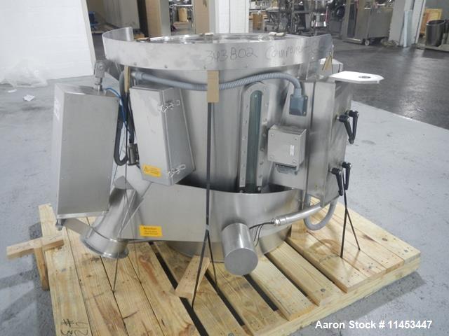 Used Glatt GPCG 60 SRS Fluid Bed Dryer.