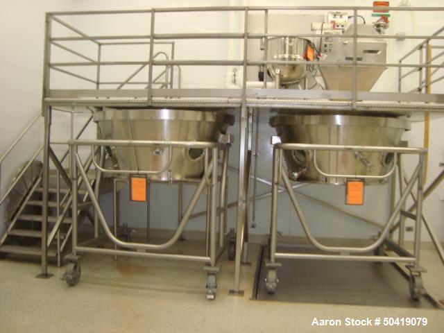 Used Glatt GPCG 300 Glatt GPCG 300 Fluid Bed Dryer/Granulator/Coater System