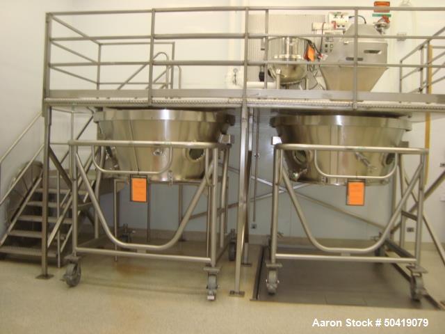 Used- Glatt GPCG 300 Glatt GPCG 300 Fluid Bed Dryer/Granulator/Coater System