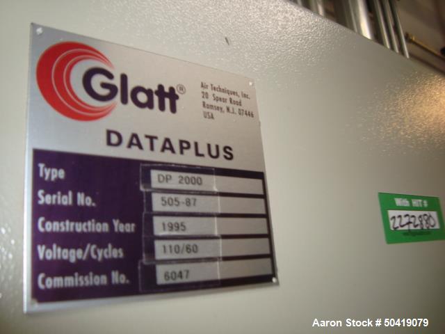 Used Glatt GPCG 300 Glatt GPCG 300 Fluid Bed Dryer/Granulator/Coater System