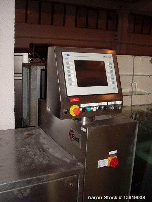 Used-Glatt GPCG 3 Fluid Bed Dryer/Granulator.  Stainless steel construction, explosion proof, 95.7 psi pressure shock resist...