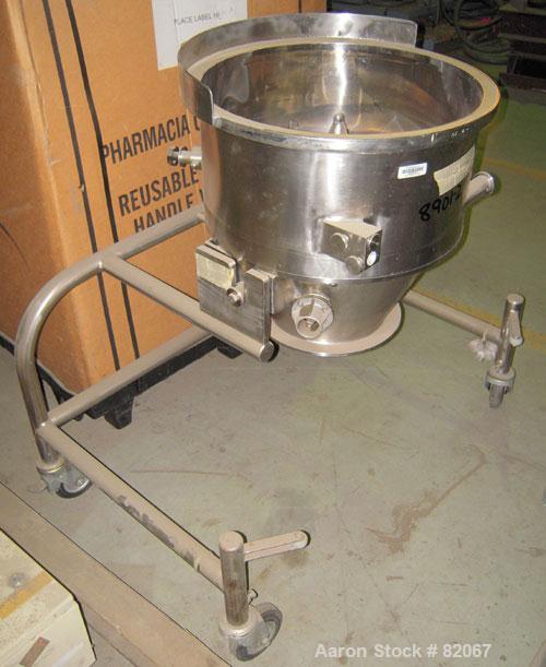 Used- Stainless Steel Glatt Batch Fluid Bed Powder, Model GPCG5