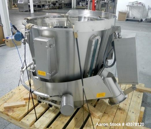 Used Glatt GPCG 60 SRS Fluid Bed Dryer Wurster Insert