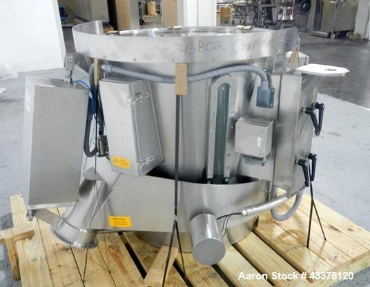 Used Glatt GPCG 60 SRS Fluid Bed Dryer Wurster Insert