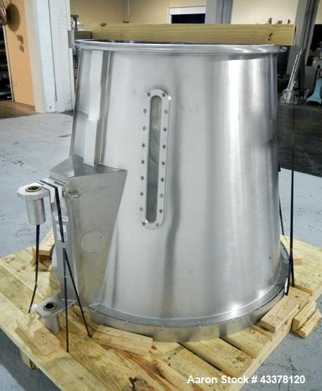 Used Glatt GPCG 60 SRS Fluid Bed Dryer Wurster Insert