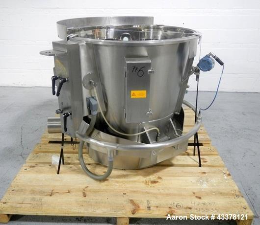 Used Glatt GPCG 60 SRS Fluid Bed Dryer Wurster Insert